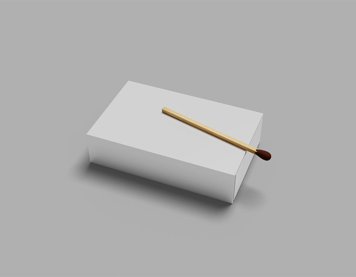 火柴盒纸盒设计样机 Matches Box Mockup 样机素材 第2张