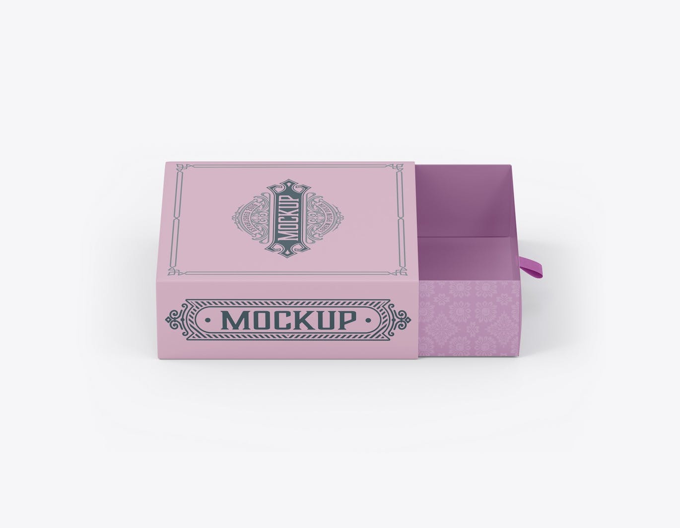 拖式纸盒包装设计样机 SlideBox Mockup 样机素材 第2张