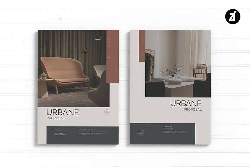 北欧现代家具宣传画册InDesign设计模板 样机素材 第8张