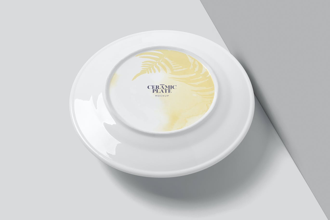 陶瓷盘子陶器品牌设计样机 Ceramic Plate Mockups 样机素材 第3张