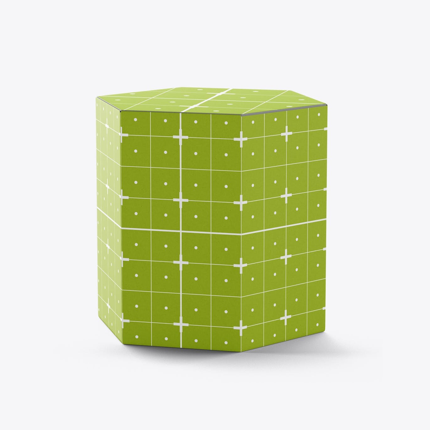 六边形长方体纸盒包装设计样机 Hexagonal Box Mockup 样机素材 第14张