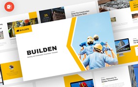 施工项目方案PPT模板下载 Builden – Construction Powerpoint Template
