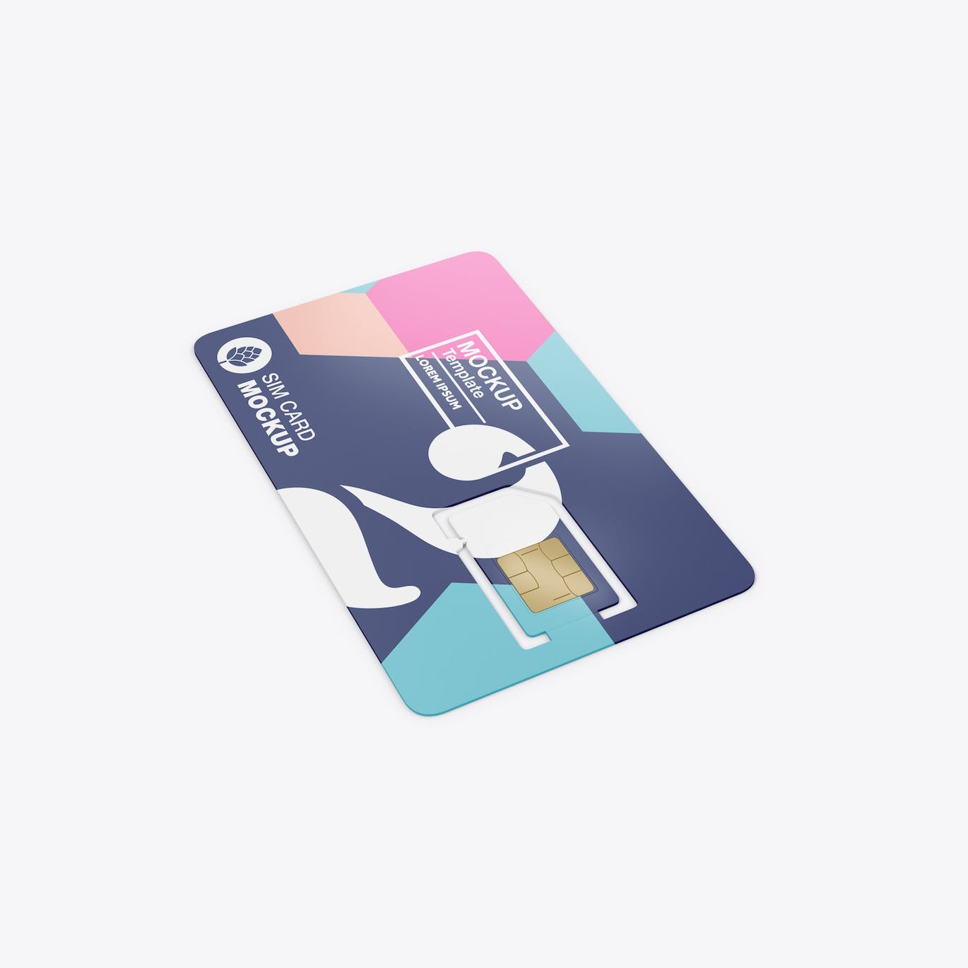 Sim手机卡品牌设计样机 Sim Card Mockup 样机素材 第4张