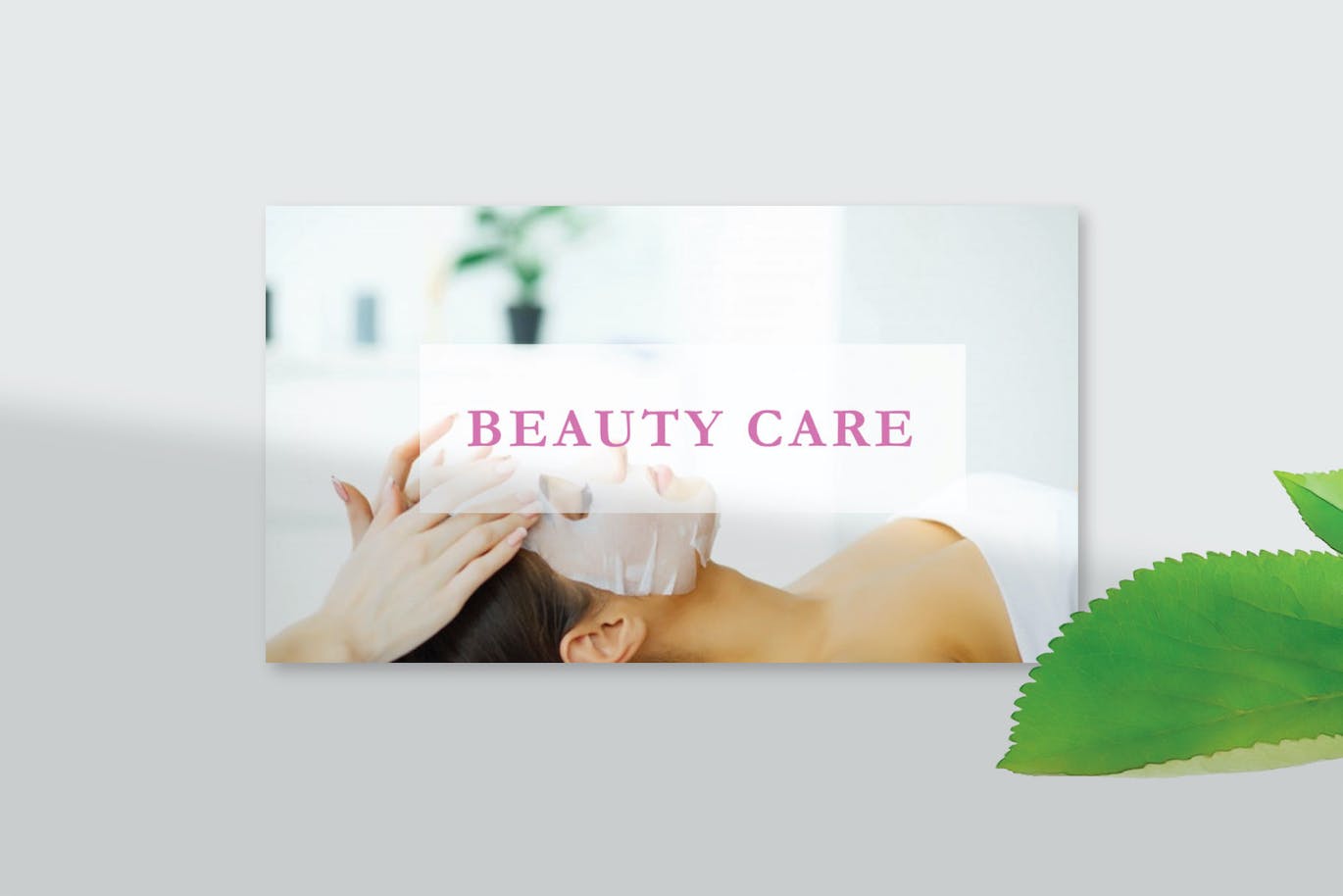 美容护理业务PPT素材 Beauty Care – PowerPoint Template 幻灯图表 第2张