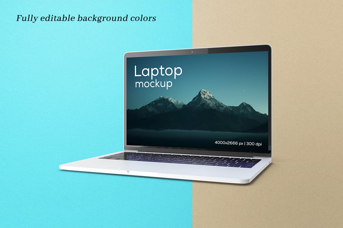 MacBook笔记本电脑屏幕样机 Screen Laptop Mockup 样机素材 第7张