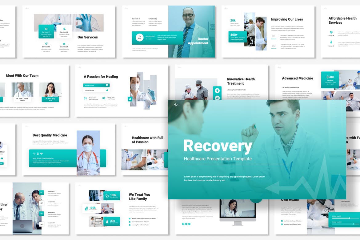 医疗保健PPT演示文稿 Recovery – Healthcare PowerPoint Presentation 幻灯图表 第2张