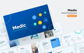 医疗诊所PPT创意模板 Medic – Medical PowerPoint Presentation