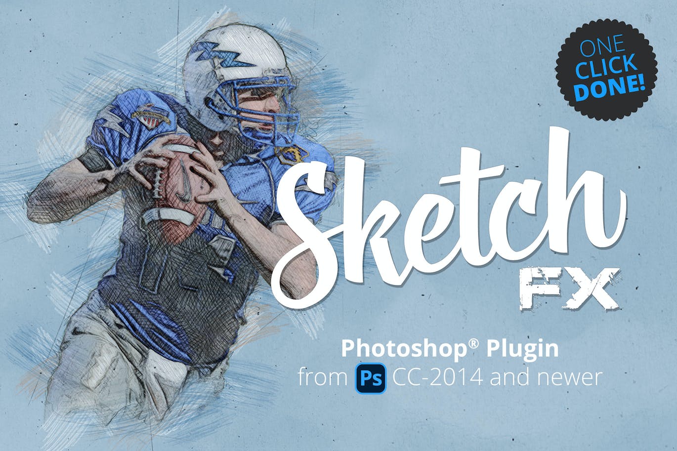 素描FX-照片效果PS插件 Sketch FX – Photo Effect Plugin 插件预设 第1张