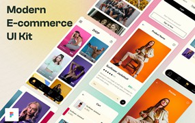 现代网上商店应用程序UI套件 Modern Online Shop App UI Kit