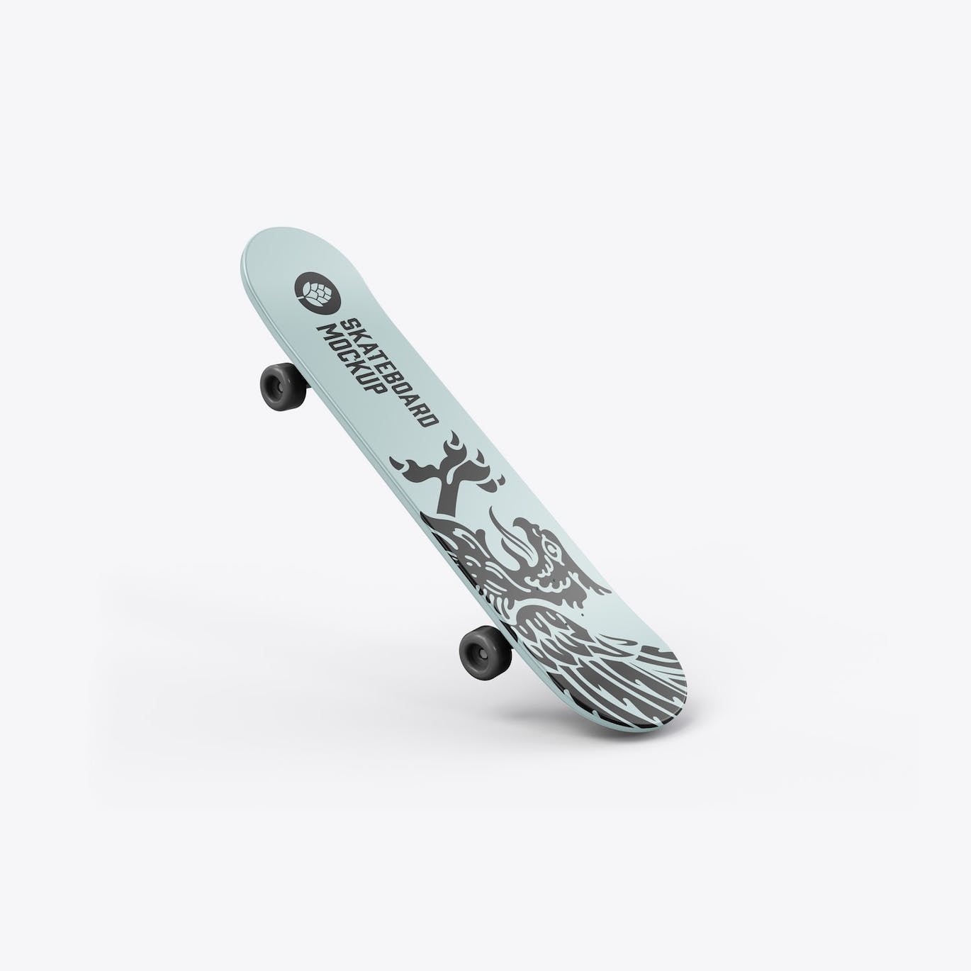 骑行滑板品牌设计样机 Skateboard Mockup 样机素材 第13张