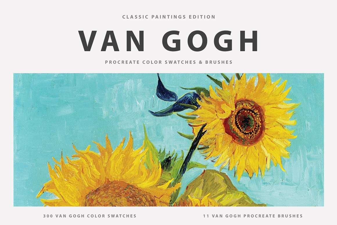 梵高（Van Gogh's）古典油画Procreate笔刷 笔刷资源 第1张