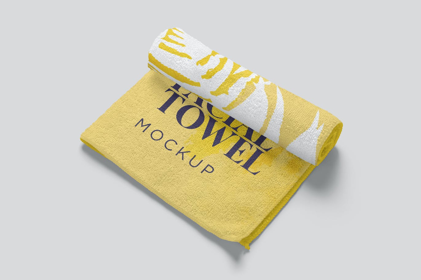 超细纤维面巾毛巾设计样机 Microfiber Face Towel Mockups 样机素材 第2张