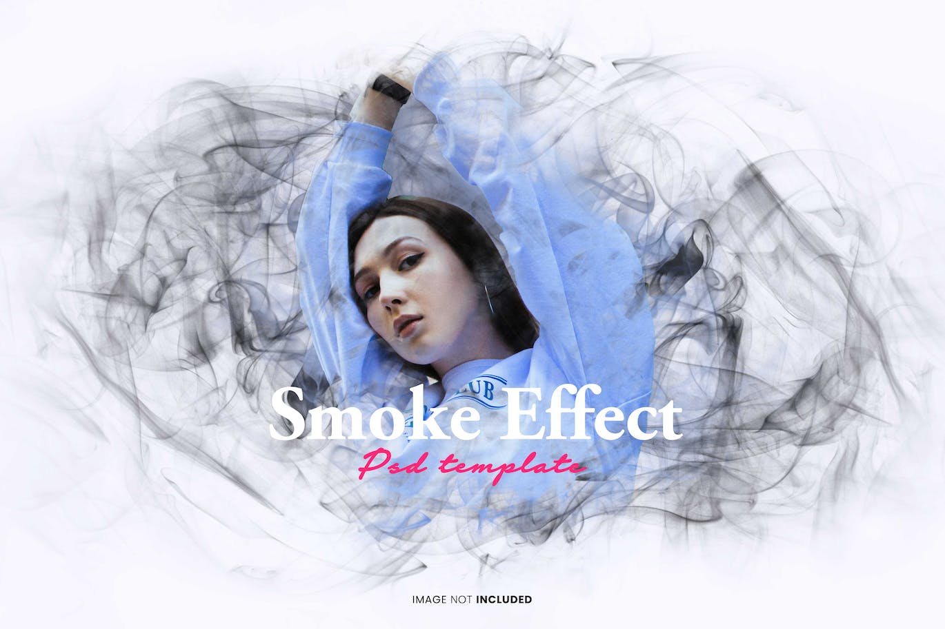 烟雾照片特效PS图层样式 Smoke Photo Effect 插件预设 第1张