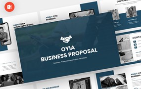 商务建议书提案PowerPoint演示模板 Oyia – Business Proposal Powerpoint Template