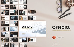 公司业务PowerPoint演示文稿模板 Officio – Corporate PowerPoint Template