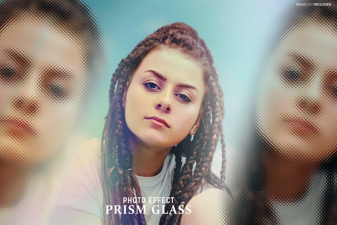 棱镜玻璃照片特效PS图层样式 Prism Glass Photo Effect 插件预设 第1张