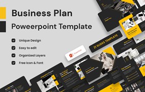 商业计划PowerPoint演示模板 Business Plan Presentation Template – Powerpoint
