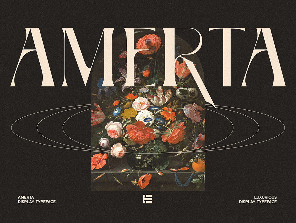 Amerta 经典衬线显示字体 设计素材 第1张
