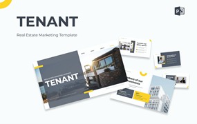 房地产营销PPT设计模板 Tenant – Real Estate Marketing Powerpoint