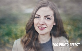 迷雾照片效果Photoshop动作 Fog Photo Effect Photoshop Action