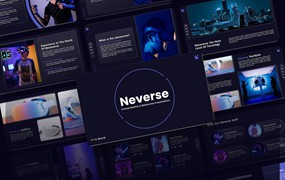 VR/元宇宙PPT设计模板 Neverse – Metaverse PowerPoint Template