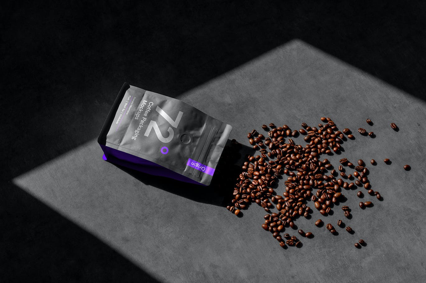 咖啡袋&纸杯品牌包装样机v1 Origin Coffee Packaging Mockups Vol. 1 样机素材 第9张