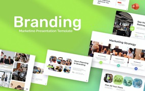 品牌营销方案PPT模板 Branding Marketing PowerPoint Template
