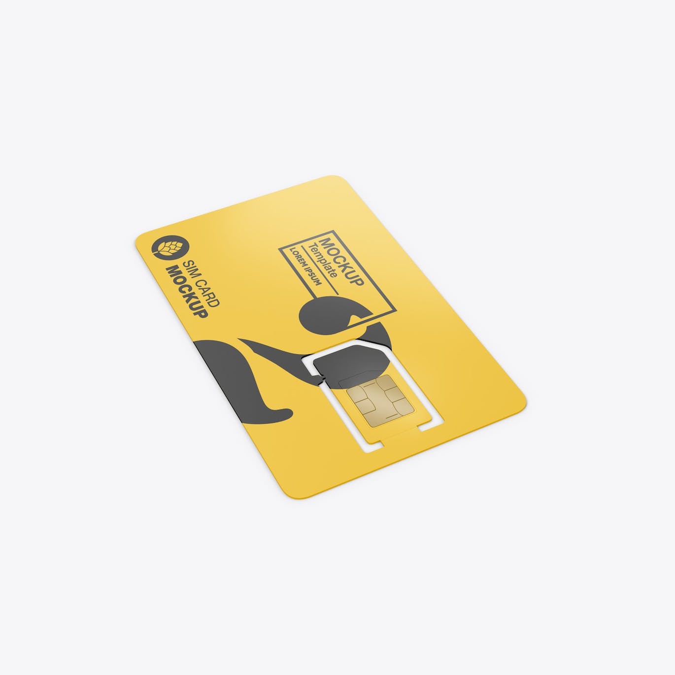Sim手机卡品牌设计样机 Sim Card Mockup 样机素材 第11张
