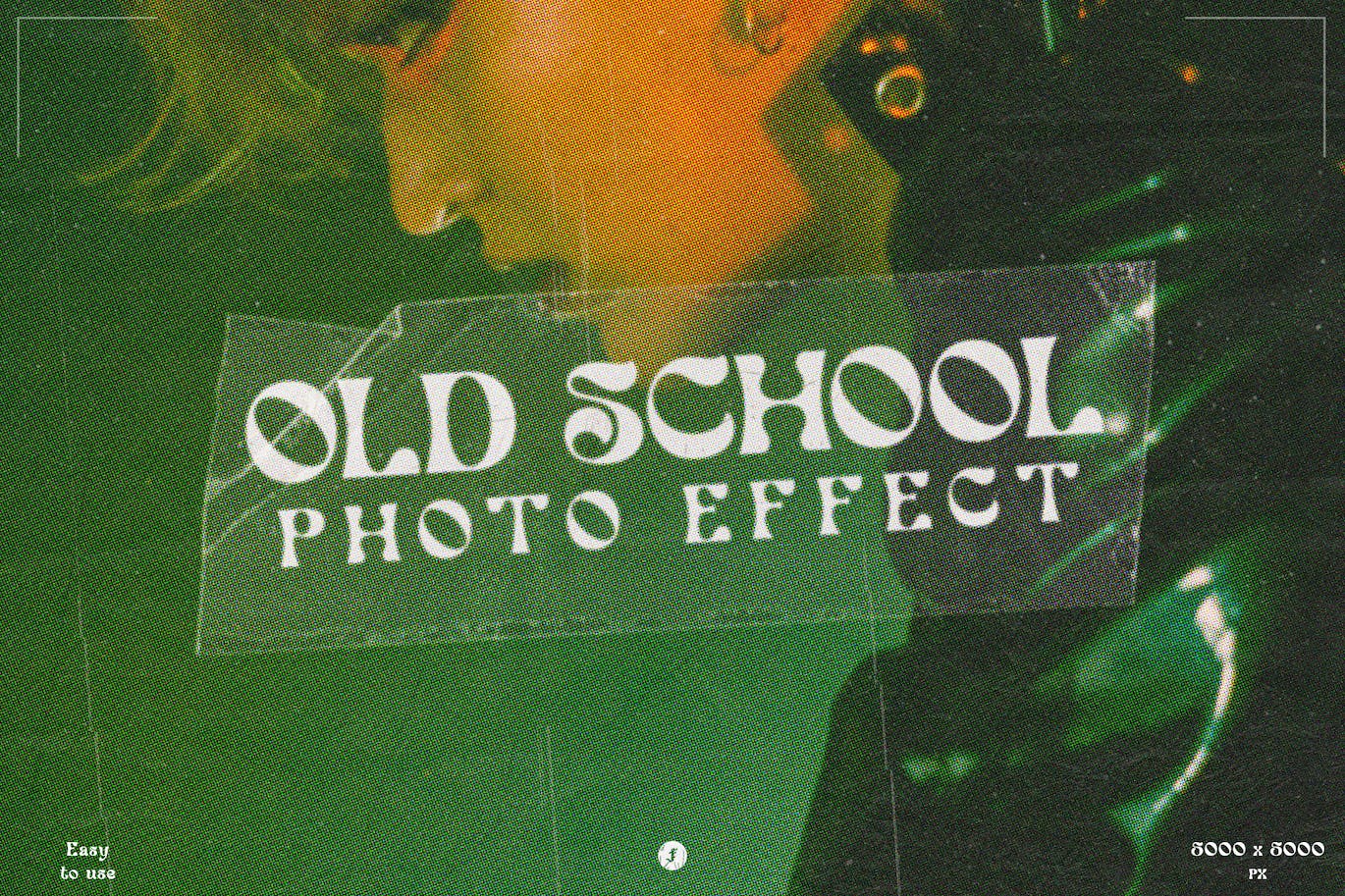 复古半色调印刷照片特效PS图层样式 Old School Print Photo Effect 插件预设 第1张