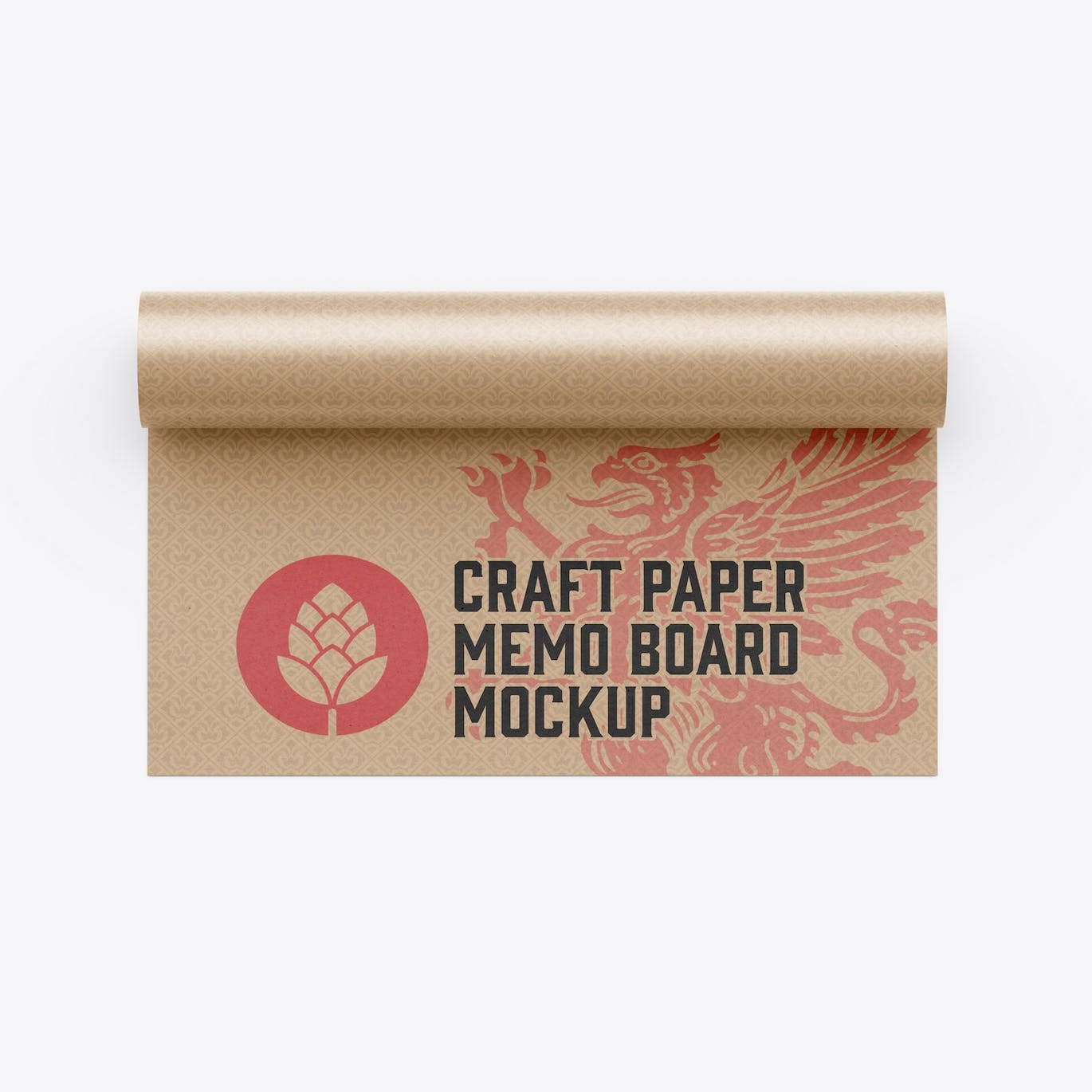 纸卷图案Logo设计样机 Paper Roll Mockup 样机素材 第3张