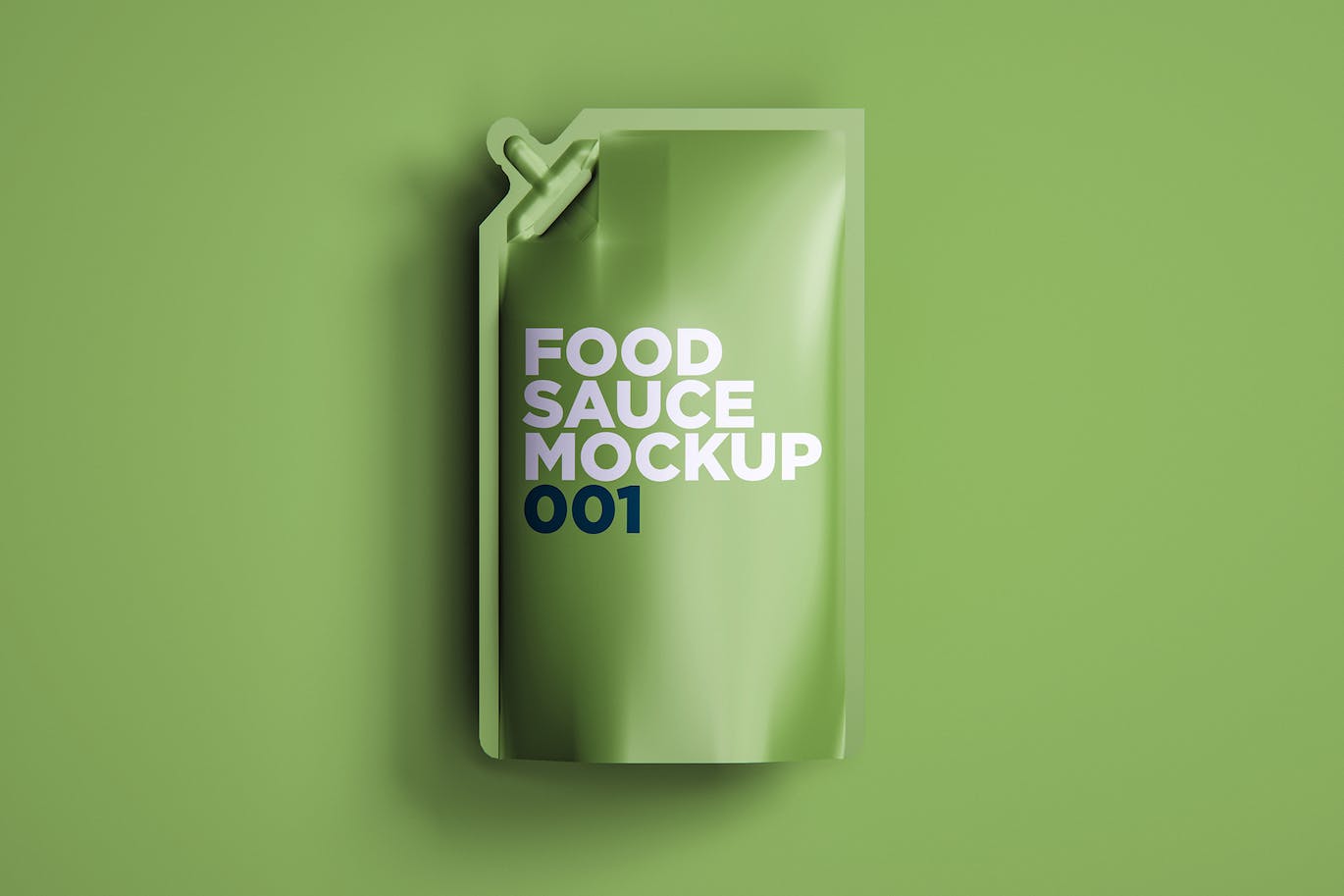 食品酱料袋包装设计样机v1 Food Sauce Mockup 001 样机素材 第1张
