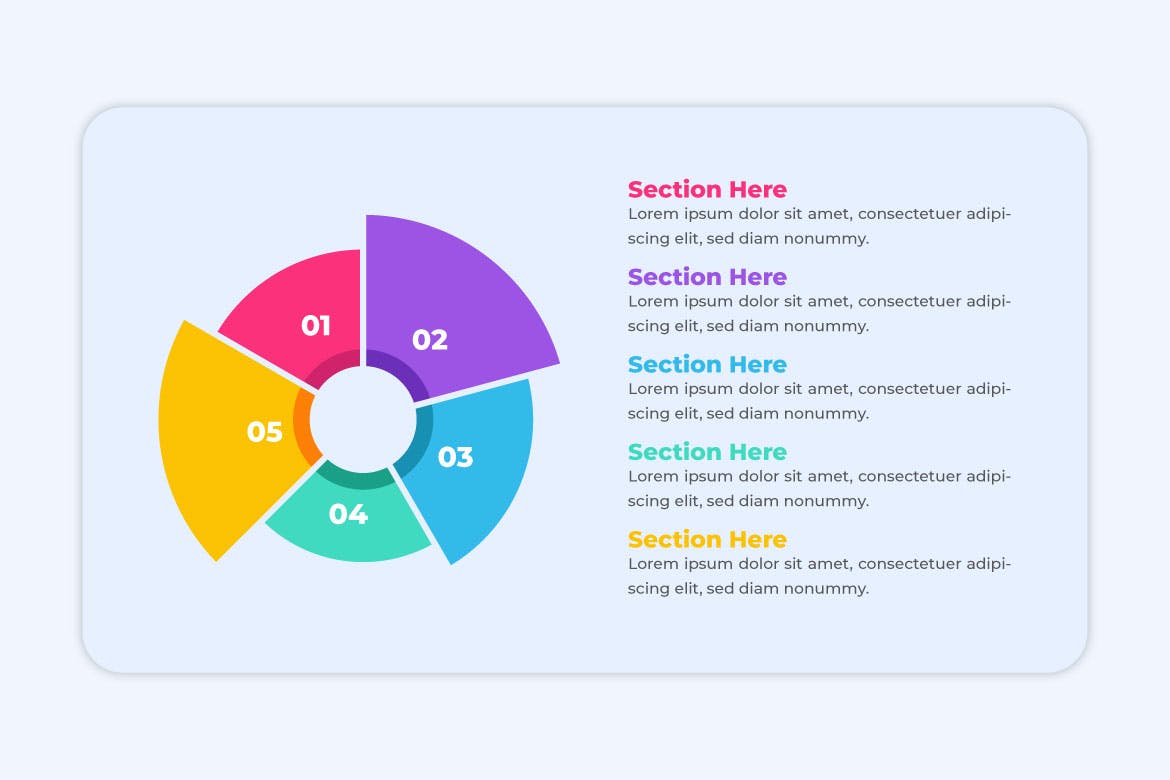 创意步骤信息数据图表设计素材 Creative Infographics Bundle 幻灯图表 第5张