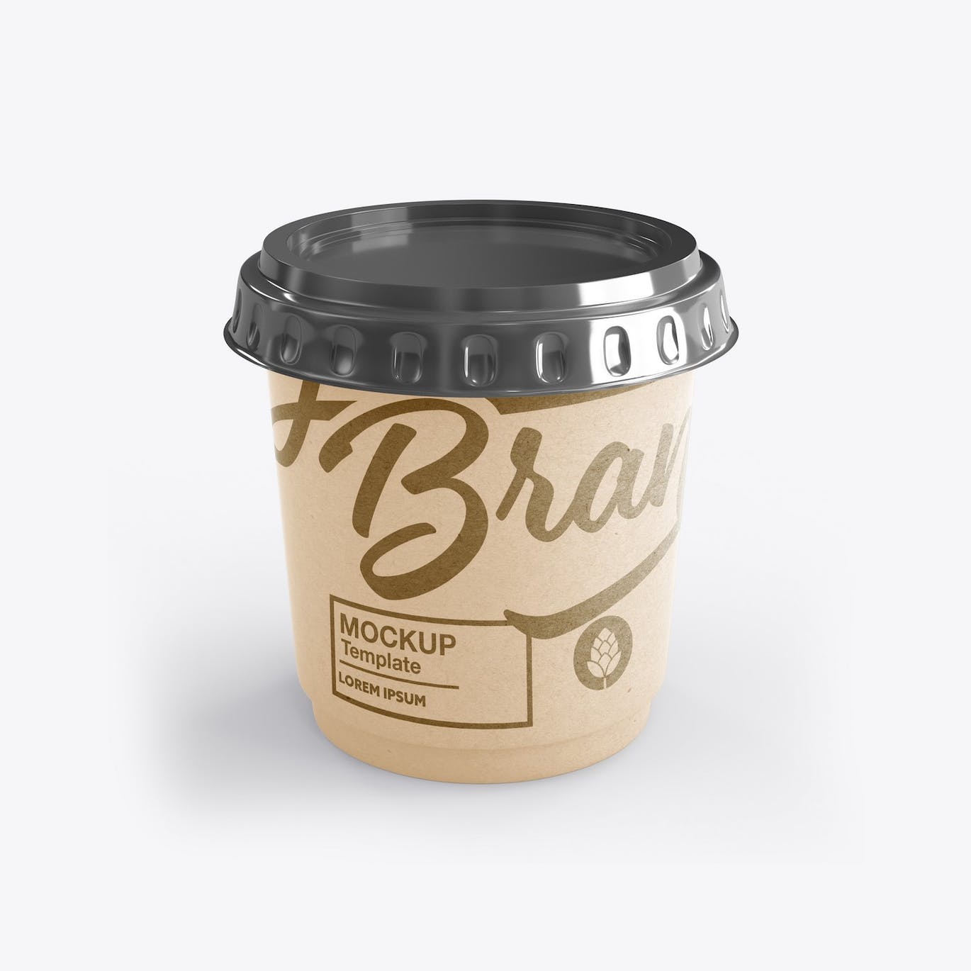 盖子纸咖啡杯品牌包装设计样机套装 Set Paper Coffee Cup With Sleeve Mockup 样机素材 第12张