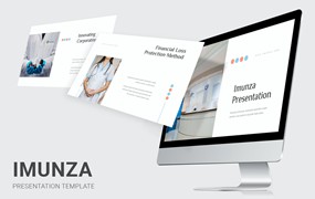 健康保险业务Powerpoint模板 Imunza – Health Insurance Powerpoint Template