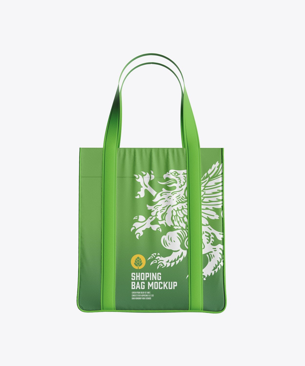 生态帆布袋包装Logo设计样机 Eco Canvas Bag Mockup 样机素材 第8张