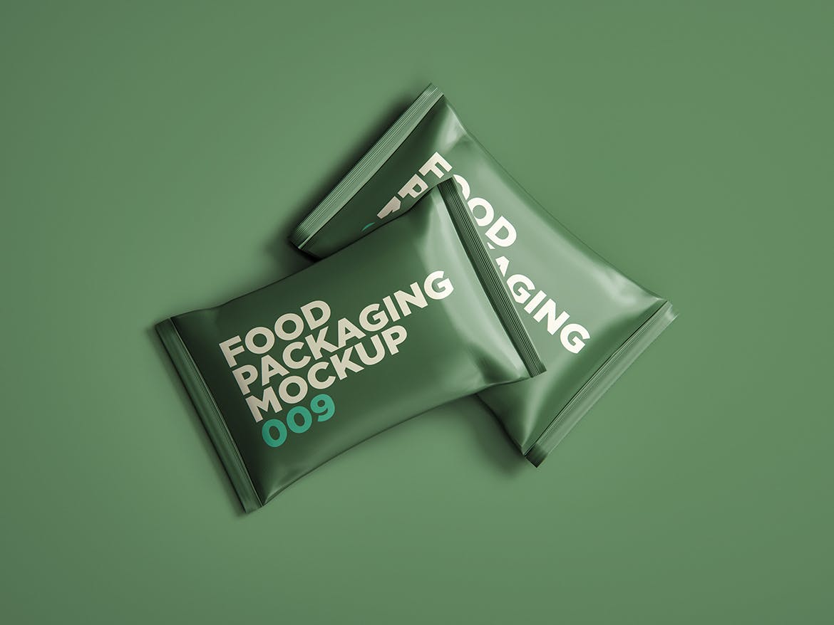 零食袋食品包装设计样机v9 Food Packaging Mockup 009 样机素材 第2张