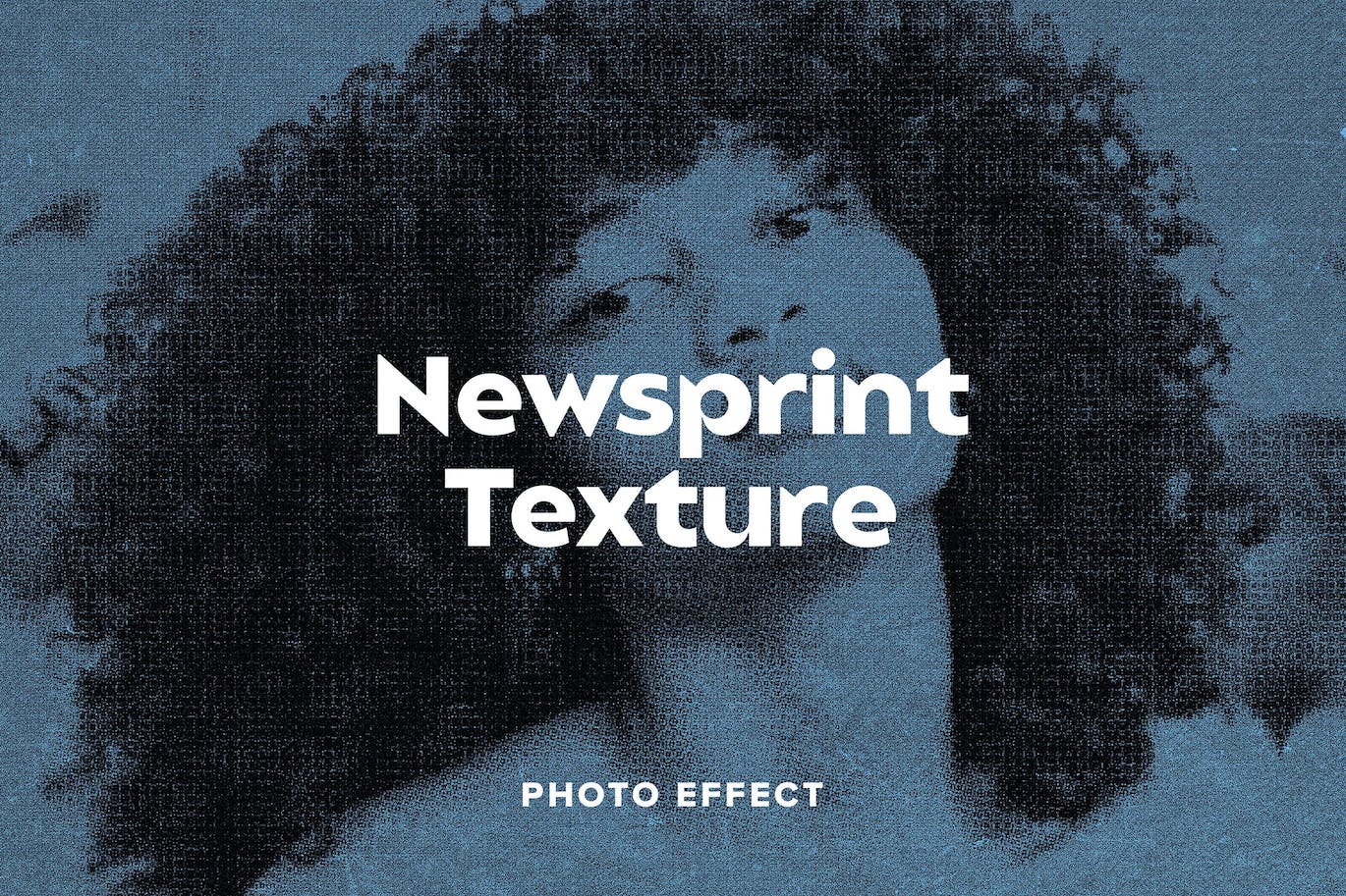 新闻报纸纹理照片效果PS图层样式 Newsprint Texture Photo Effect 插件预设 第1张