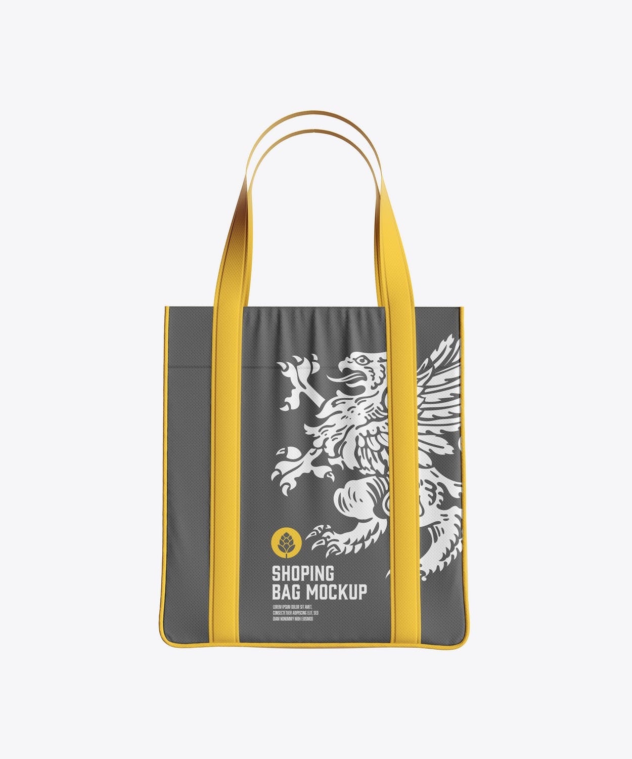 生态帆布袋包装Logo设计样机 Eco Canvas Bag Mockup 样机素材 第9张