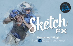 素描FX-照片效果PS插件 Sketch FX – Photo Effect Plugin