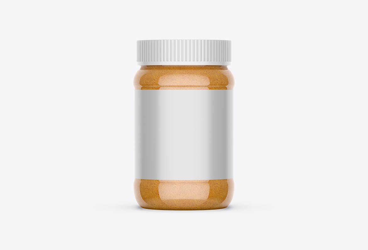花生酱罐商标包装设计样机 Peanut Butter Jar Mockup 样机素材 第3张