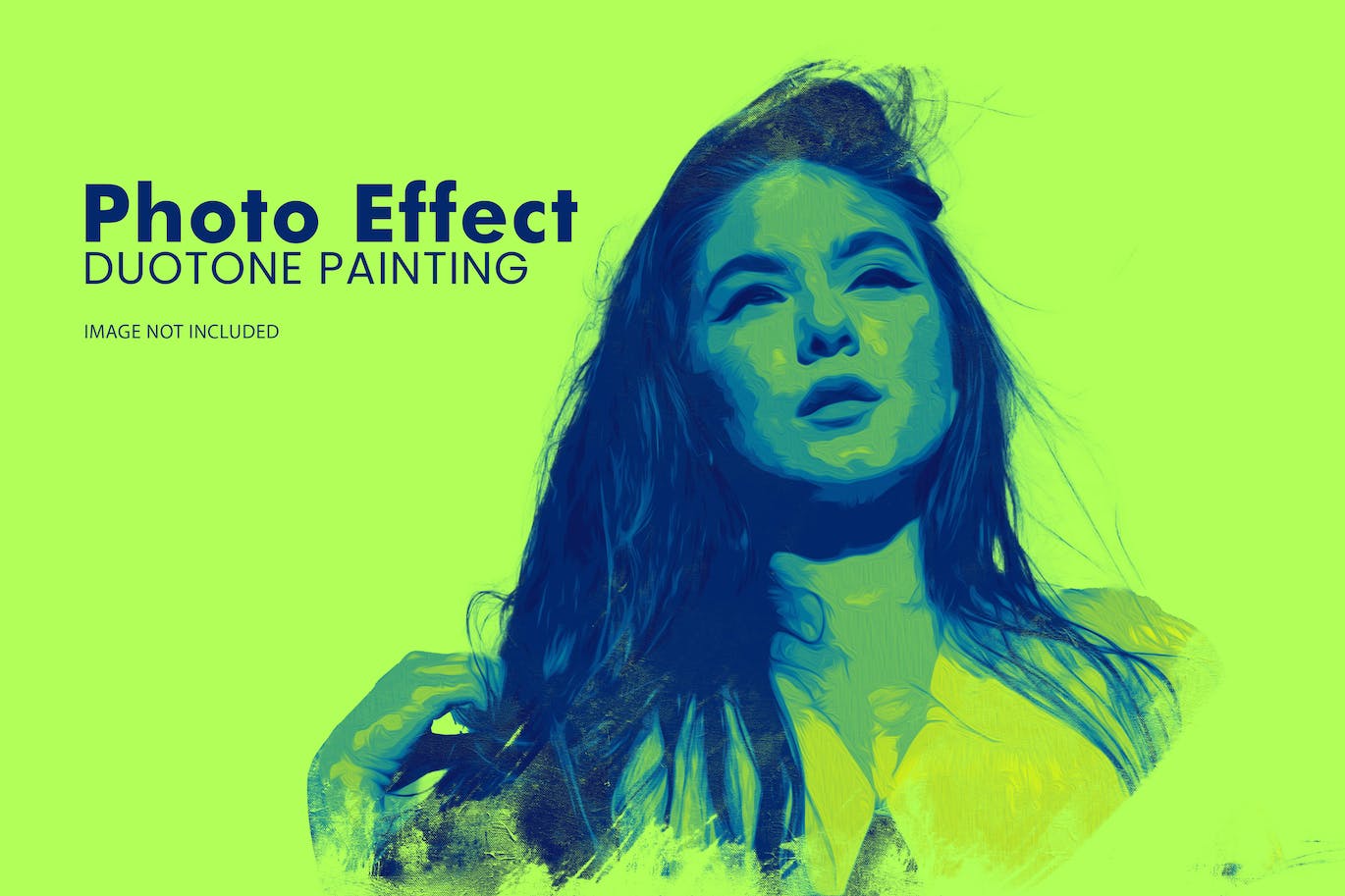 双色调绘画照片效果PS图层样式 Duotone Painting Photo Effect 插件预设 第1张