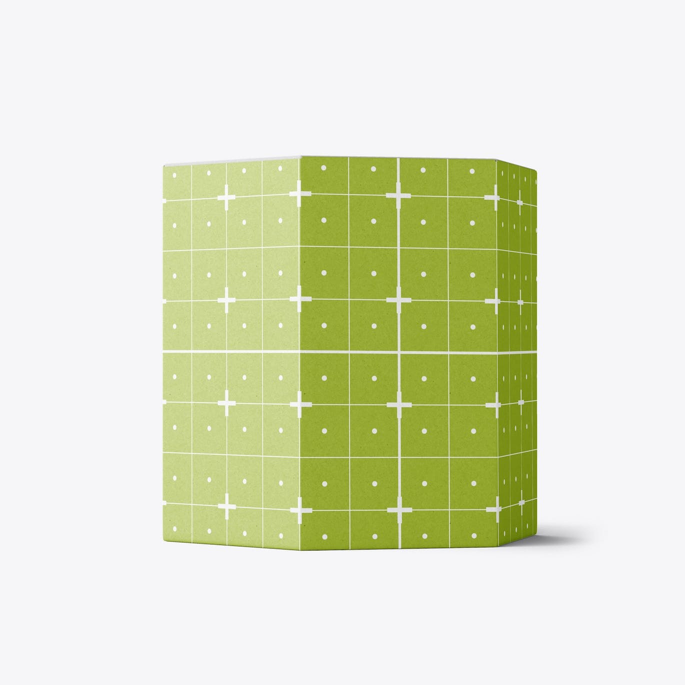 六边形长方体纸盒包装设计样机 Hexagonal Box Mockup 样机素材 第5张