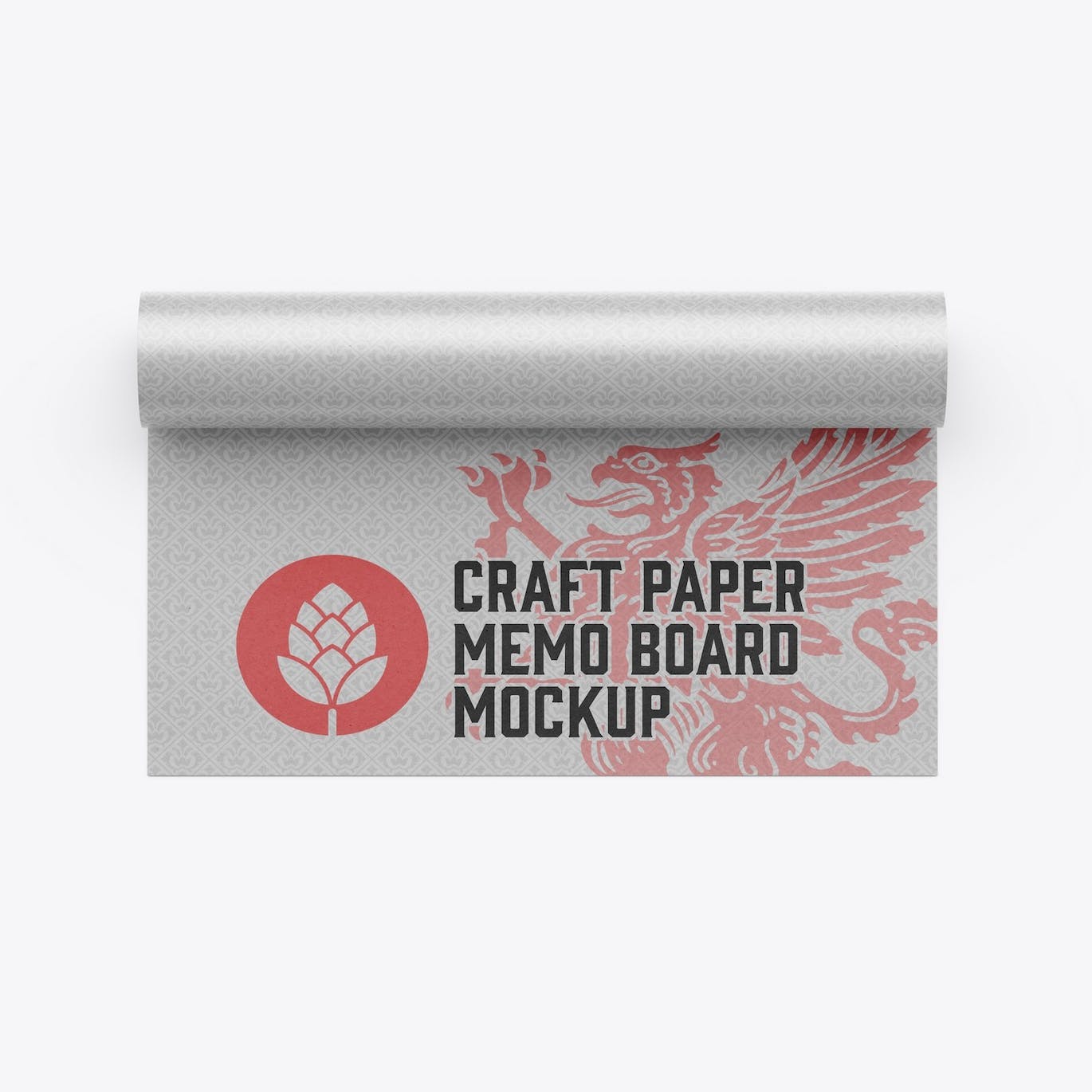 纸卷图案Logo设计样机 Paper Roll Mockup 样机素材 第4张