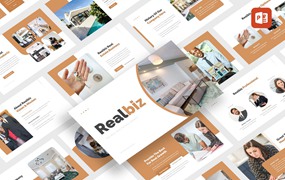 房地产业务PPT创意模板 Realbiz – Estate Business PowerPoint Template