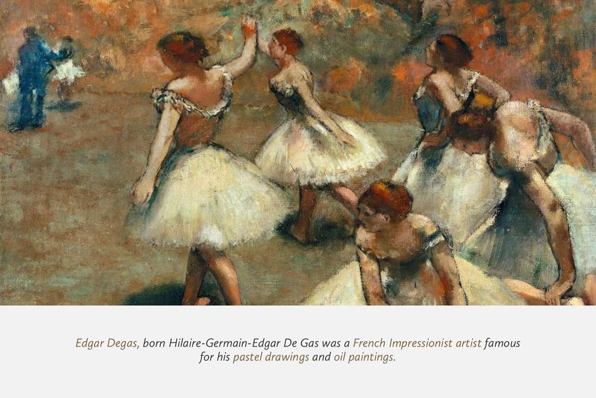 埃德加（Edgar Degas）油画Procreate笔刷 笔刷资源 第7张