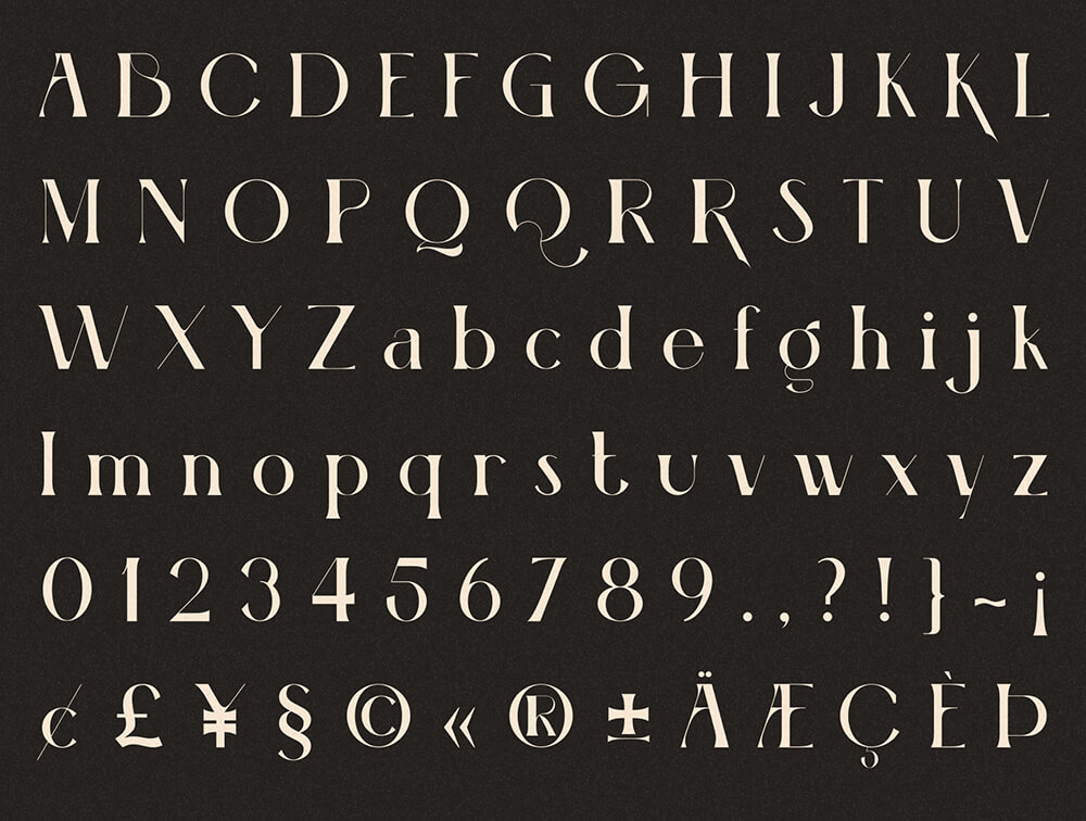 Amerta 经典衬线显示字体 设计素材 第3张