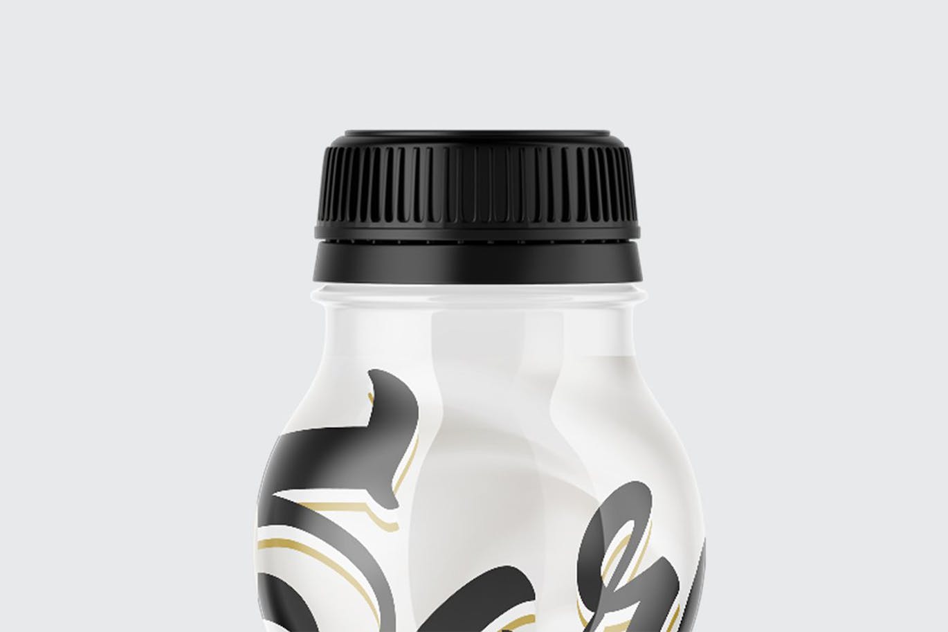 哑光酸奶瓶包装设计样机 Matte Yogurt Bottle Mockup 样机素材 第11张