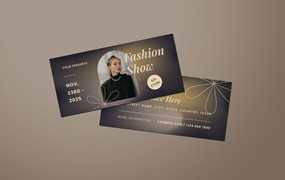 时装秀DL传单设计模板 Fashion Show DL Flyer