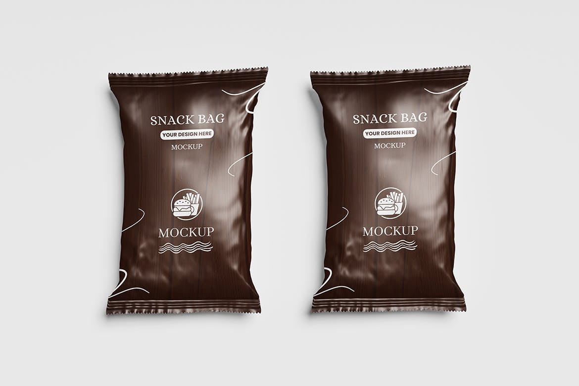 膨化食品零食包装设计样机 Snack Packaging Mockup 样机素材 第2张