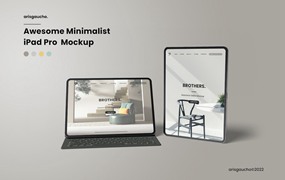 极简主义 iPad Pro平板电脑样机 Awesome Minimalist iPad Pro Mockup